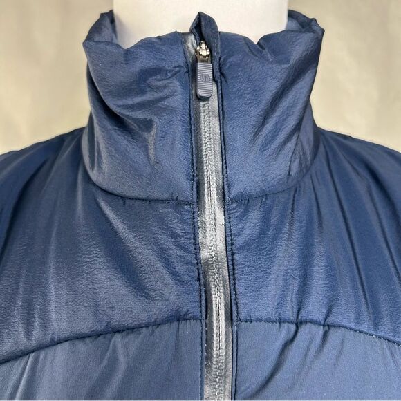 Lululemon Down For it All Vest Navy Goose Down Full Zip Running Jacket - Picture 5 of 8